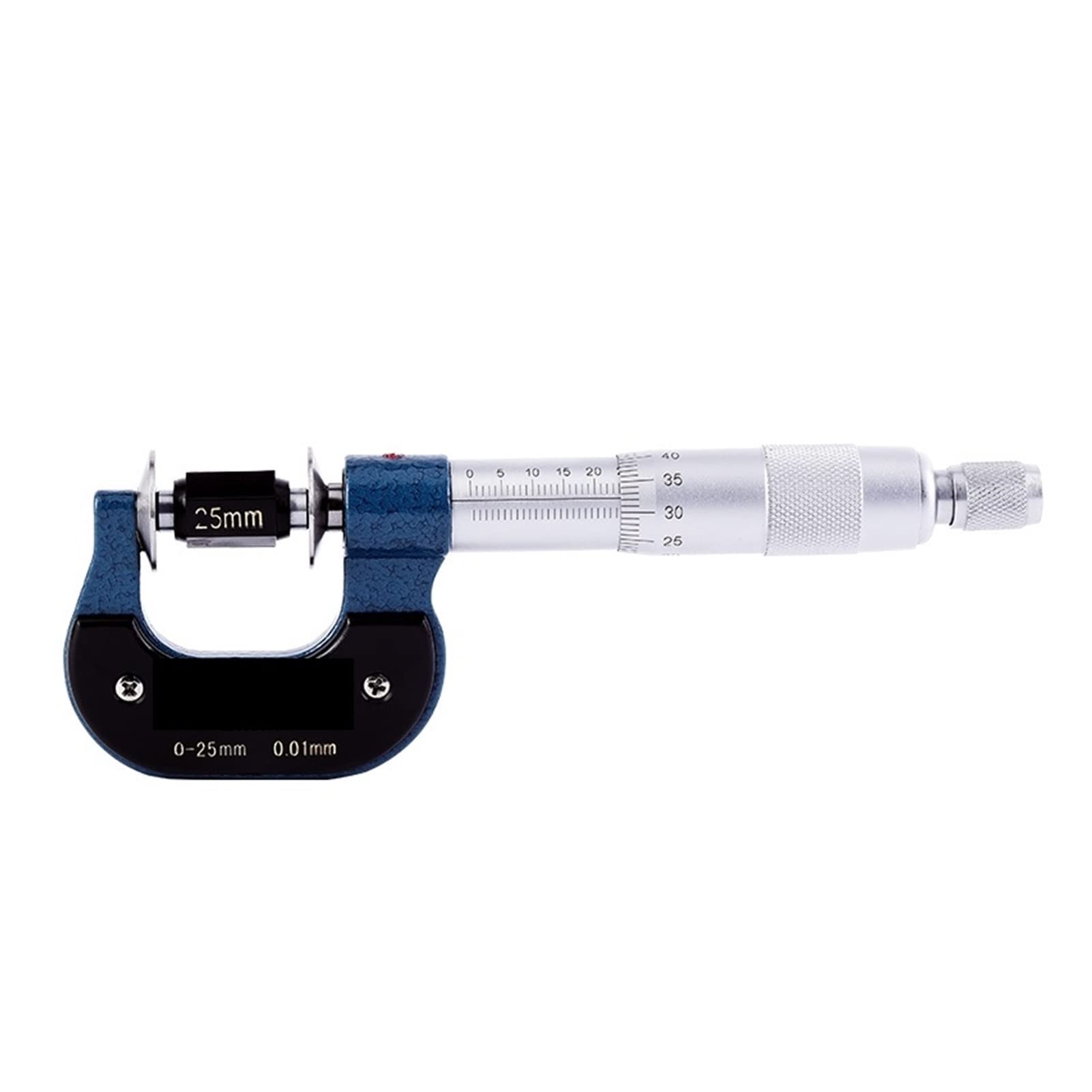 Micrómetro exterior 0-25mm 25-50mm 50-75mm 75-100mm Tipo de disco Micrómetro Micrómetro micrómetro micrómetro micrómetro, Herramienta automotriz de taller de maquinista de precisión(25-50mm)
