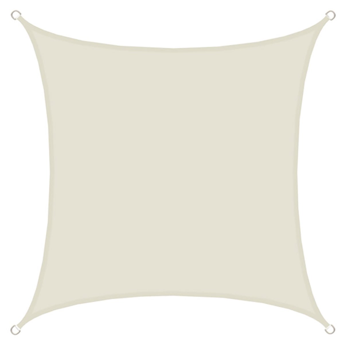 Voile d'ombrage UPF50+ imperméable AMANKA anti-UV carré pour terrasse