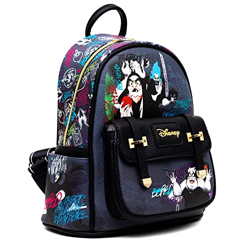 Wondapop Disney Villains 11" Vegan Leather Fashion Mini Backpack4