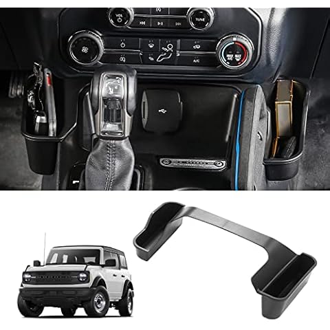 ZIUQAB Center Console Gear Shift Organizer Tray Compatible with Ford Bronco 2/4 Door Automatic Transmission Cover
