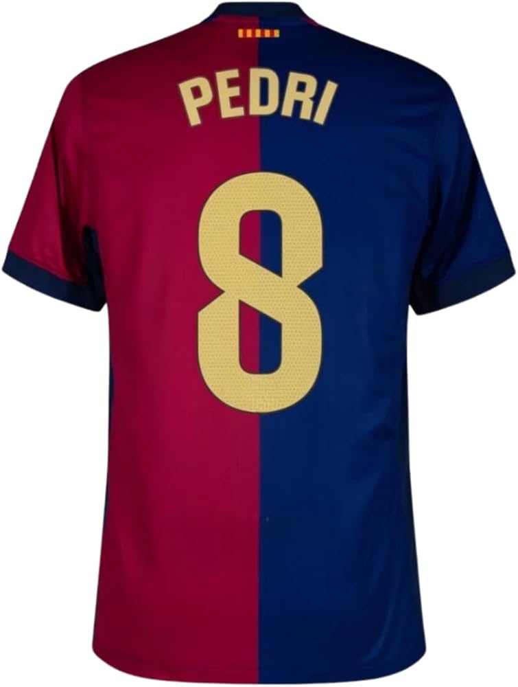 バルセロナユニフォーム(オーセン) 8番Pedri Nike Barcelona Home Pedri 8 Jersey 2025-2026 (Champions League)