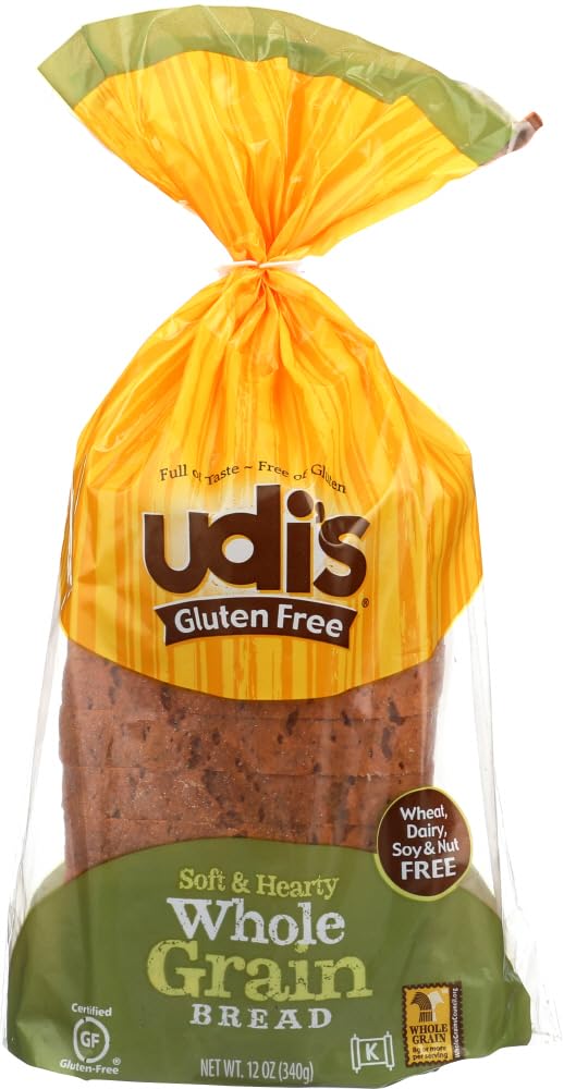 Delicious Gluten-Free MultiGrain Bread by Udi's – 12 Ounce (Pack of 8), Pack of 8