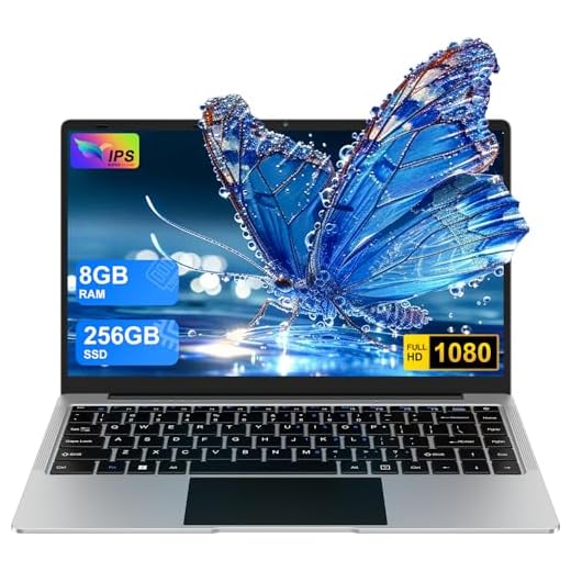 bvate PC Portatile 14 Pollici Computer Portatile 8GB RAM 256GB SSD RPM 600 Notebook Celeron Fino a 2.8Ghz Laptop Win 11 con Mouse Wireless & Adesivi per Tastiera Italiana-Argento