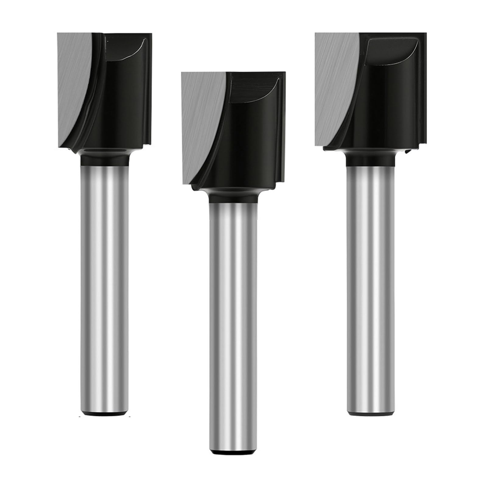 Zxfdsfdbnm 3 Piece Set Professional 1 / 2Inch Shank Router Bit Set Suitable For Smooth Wood Finishing Featuring Cleaning Bottom And Construction Smooth Cutting Router Bit