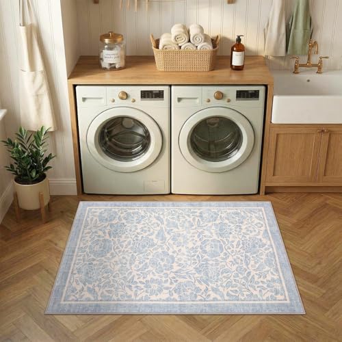 Tapete Floral Boho Lavable Garvee 61x91 cm miniatura 2