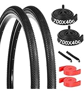 Amazon.com : yeesport 700x32c Bike Tire, 2 Pack Foldable 32-622