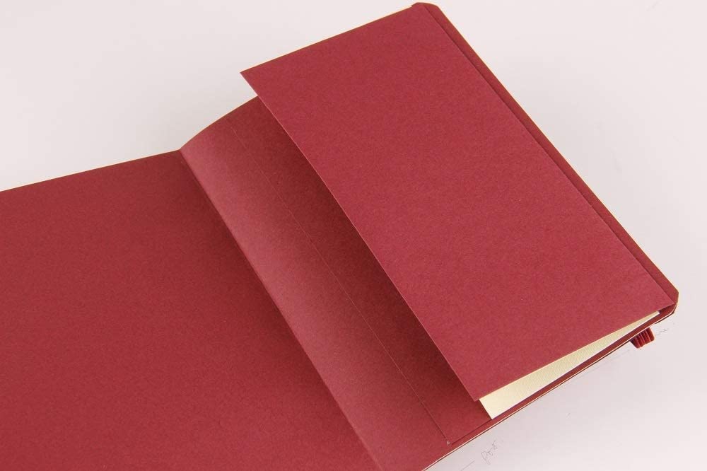 Clairefontaine 400097C, One Notebook, Made of Genuine Lambskin Leather Hard Cover, 144 Plain Pages - Image 2