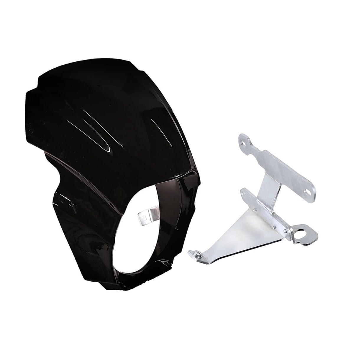 Protecteur cache phare noir brillant pour Softail Street Bob FXBB 2018-2023 - 7