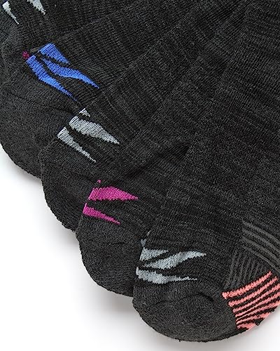 Reebok Womens No Show Socks - 12 Pack Low Cut Ankle Socks for Women - Womens Cushioned Athletic Sock (Sizes 4-10)4