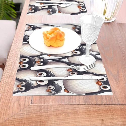 Sets de table pingouins mignons pour réveiller votre cuisine