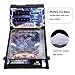 Pinball Game Machine, Electronic Tabletop Space Pinball Toy, Puzzle Pinball Machine for Home Parent-Child, Mini Pinball Game Favor with Light and Sound 16.5x10.6x9.6 in