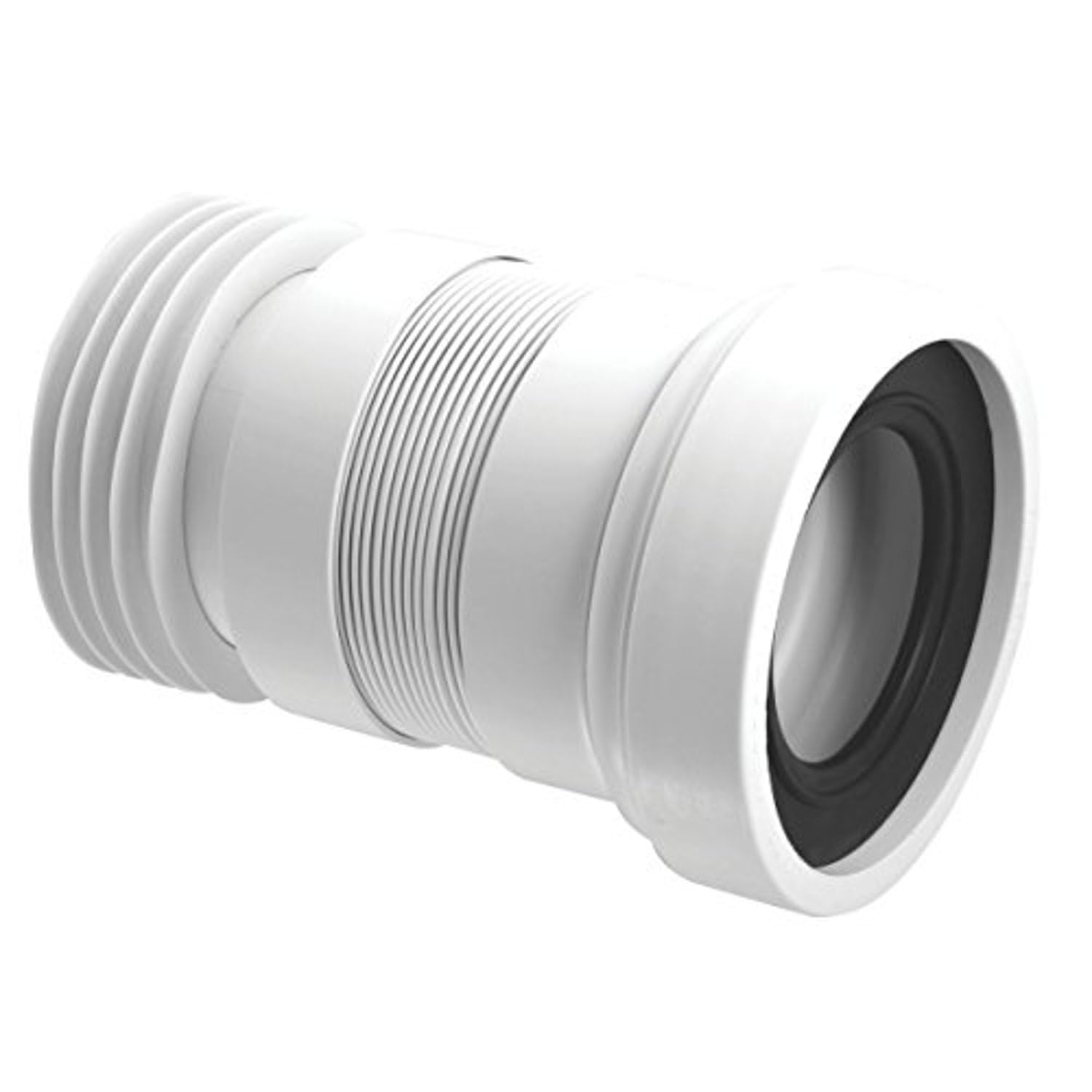 McAlpine WC-F18R Flexible WC Connector 97-107mm Inlet x 4"/110mm Outlet