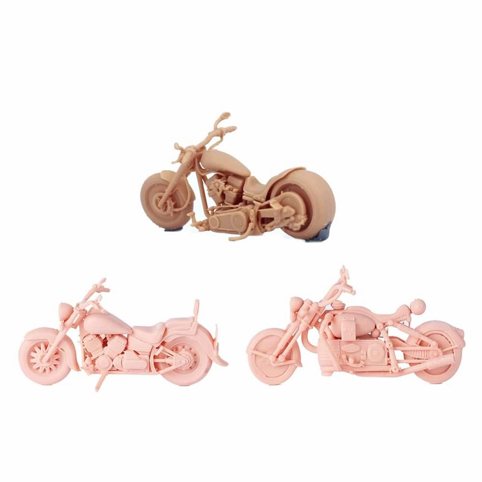 Amazon.co.jp: ZEDACAKAI 3個 1/43 フィギュアオートバイコレクション