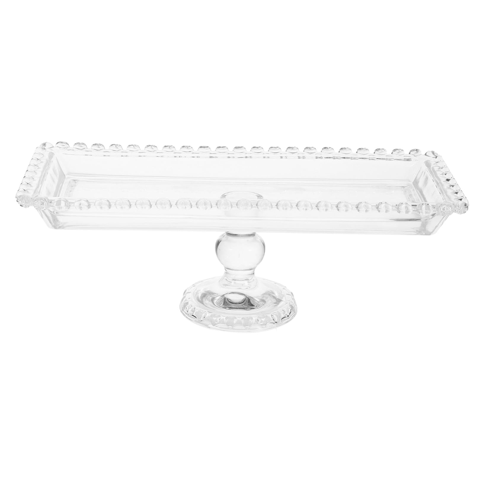 Plateau à fruits en verre cristal haut de gamme pour une table élégante