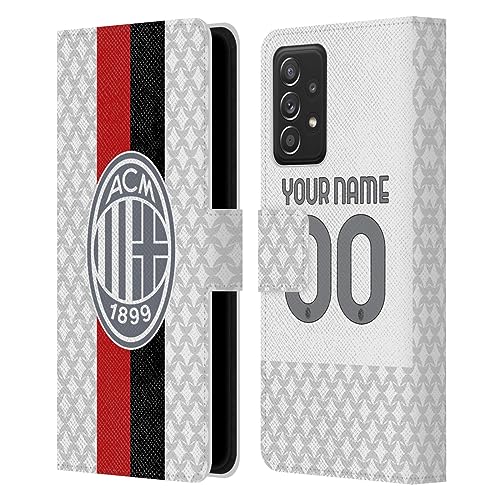 Protégez votre Samsung Galaxy A53 5G avec la coque portefeuille AC Milan anti-choc en cuir