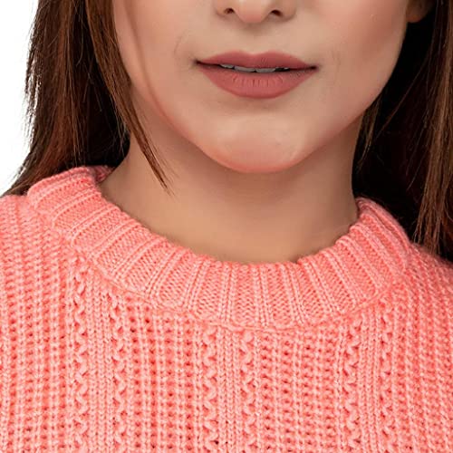 Image of Jai Geeta Hosiery Mills Launches Designer and Knitted Pullover Women Sweater These can be paired with Jeans and Legging in Winter Season Trendy Fashionable Solid