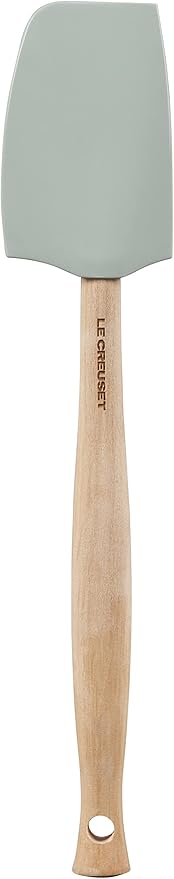 Le Creuset Silicone Craft Series Medium Spatula, 11 1/8" x 2 1/4", Sea Salt