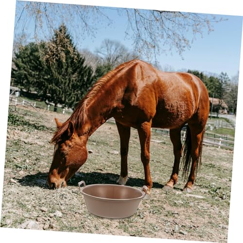 WOONEKY Tigela De Alimentação De Cavalos Acessório De Alimentação De Cavalos Suporte De Água De Alim