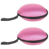 OKUMEYR Reise-Bh-Etui Aus Strapazierfähigem Nylon Kompakte Bh-Aufbewahrungstasche Mit Reißverschluss Für Damen Unterwäsche Praktischer Unterwäsche-Organizer Für Reisen Und Alltag