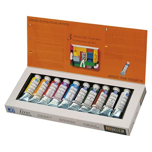 Lefranc & Bourgeois 35098 - Paquete de 10 tubos de acuarela, surtidos