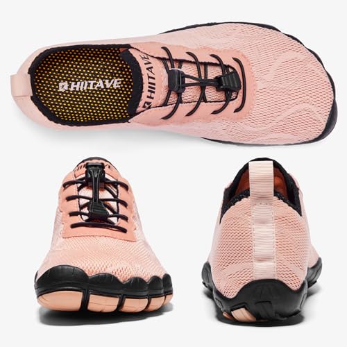 Image of hiitave Womens Water Shoes Quick Dry Barefoot for Swim Diving Surf Aqua Sports Pool Beach Walking Yoga