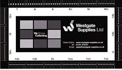 Postage Stamp Perforation Gauge