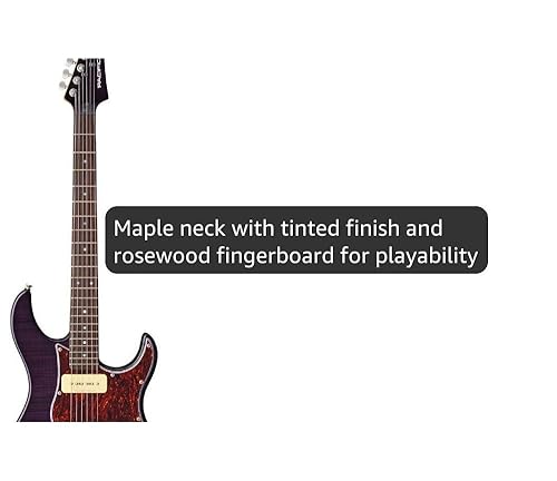 Amazon.com: Yamaha Pacifica PAC611HFM TP Solid-Body Electric