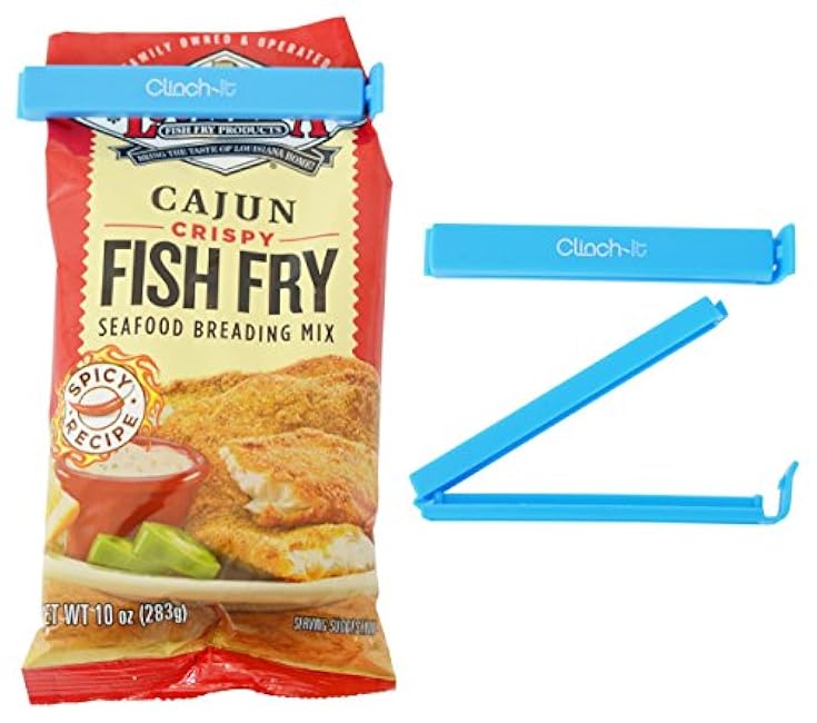 Bag Sealer Closure Square Clips, Set of 54 - Keeps Food, Chips, Salad Holders Fresh,Multicolor