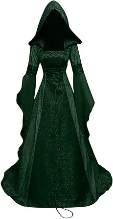 OIOLOYJM Renaissance Costume Women Medieval Sexy Plus Size Witch Vampire Gothic Halloween Costumes Woman 2025 Clothes Dresses