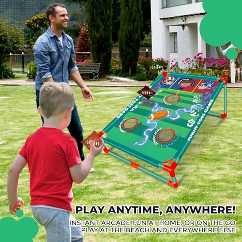 image for ABERLLS Bean Bag Toss Game for Kids, Outside Toys for 3 4 5 6 7 8 Year