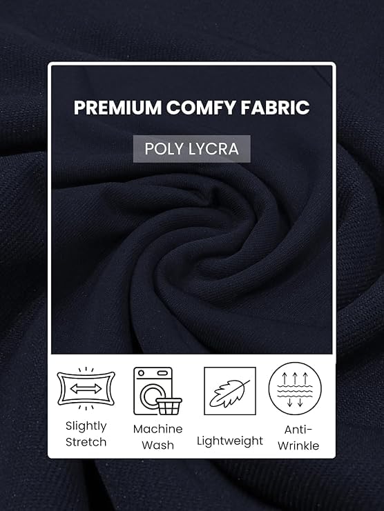 Image of GRECIILOOKS Women High Rise High Waist Trousers Flared Korean Style Formal Pants| Elegant Workwear for Office, College & Events (Available in Plus Size)