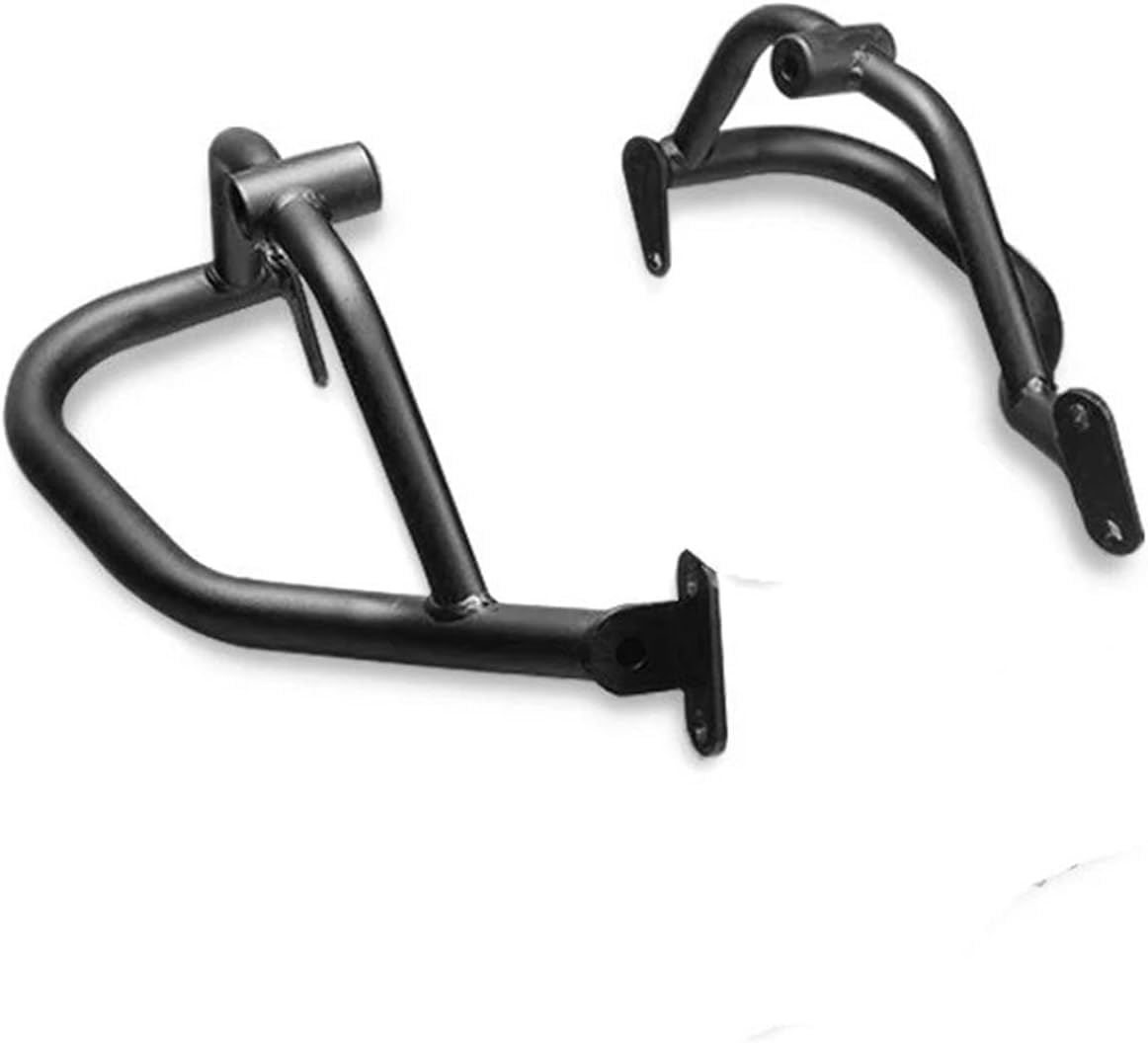 バイクバンパー落下防止キット 用のCFMOTO CLC450 CLC 450用オートバイクラッシュバー ブラック