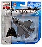 Maisto Fresh Metal Tailwinds 1:129 Scale Die Cast United States Military Aircraft - U.S. Stealth-Capable Military Strike Fighter Jet : F-35 Lightning II with Display Stand (Dimension: 4-1/2