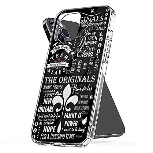Phone Case Cover The Clear Vampire Pc Diaries TPU Waterproof Funny Compatible for iPhone 6 6s 7 8 X Xs Xr 11 12 Se 2020 Pro Max Plus, Transparent