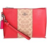 Reißverschluss Coach Charlie 78372V5P4I Damen-Ledertasche, zweifarbig