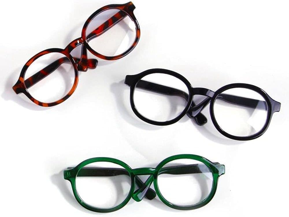 Black Pet Dog Cute Glasses, Transparent...