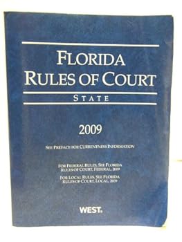 Paperback Florida Rules of Court, State Book