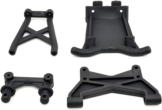 Compatible With ZD For Racing For DBX07 1/7 RC Car Upgrade Parts Spare Accessories Front Bumper And Body Post Set Rc Crawler Bumper