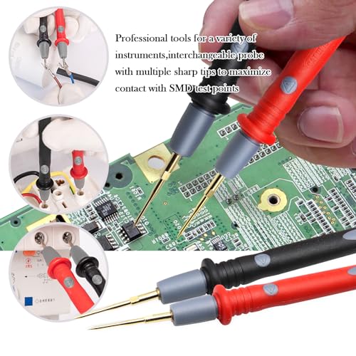 22-Piece Multimeter Test Lead Kit, Back Probe Test Leads - image 4