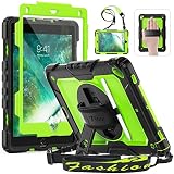 Timecity Case Compatible with iPad 6th/5th Generation,9.7 Inch 2018/2017 Case with Rotating Stand/St