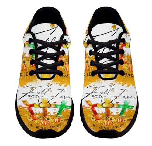 Fall for Jesus He Never Leaves Shoes for Women Men Trail Running Casual Fashion Sneakers Slip-on Tennis Shoes2