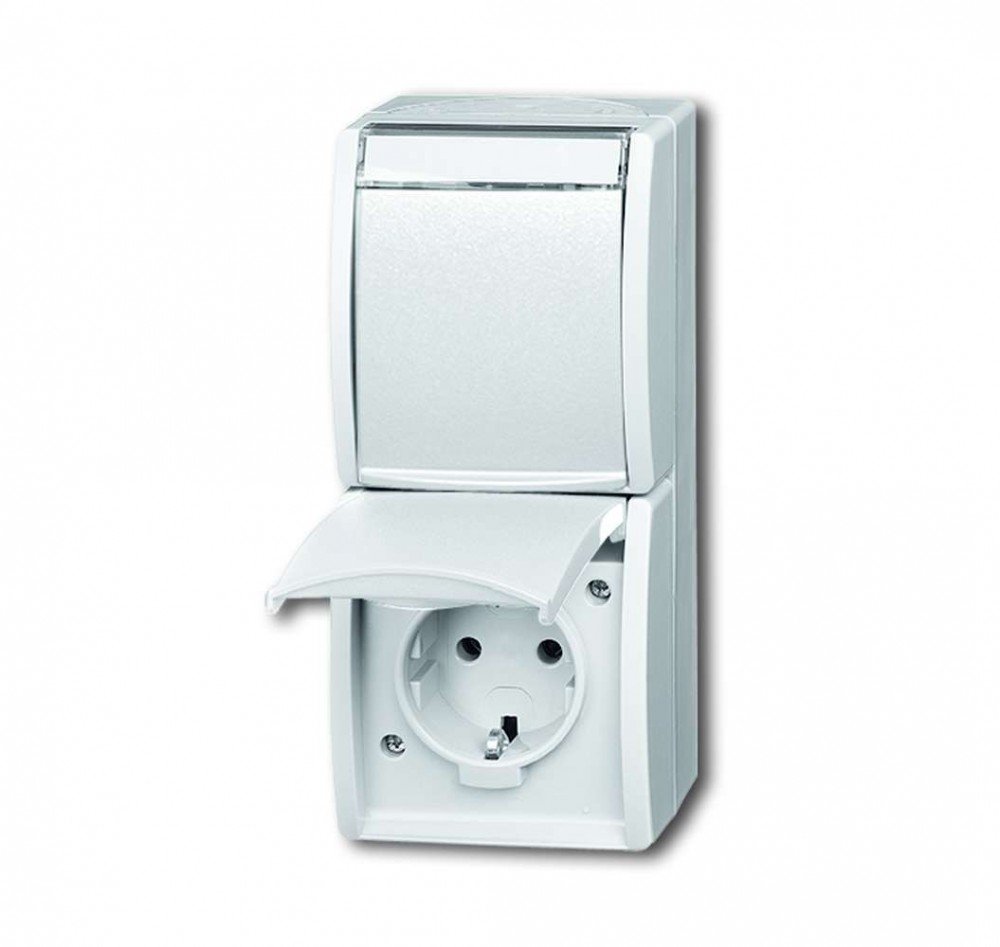 Busch-Jaeger 20-02 EWN-54 Prise Schuko pour sécuriser votre atelier ou garage