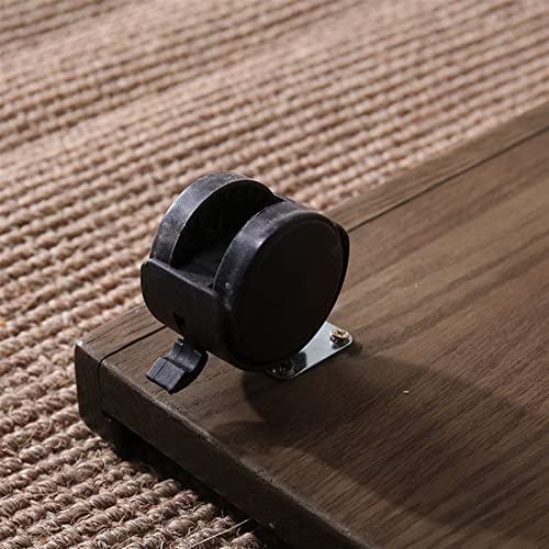 Soporte de CPU para evitar polvo base de madera móvil para torre de PC 5