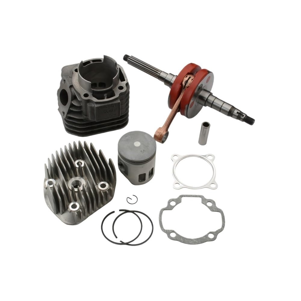 Kit Cylindre 128cc 56mm MBK100 Vilebrequin Course Upgrade Moteur 100cc 2T 4VP