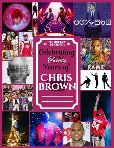 Breezy on the Daily [Royal Pink Edition] || Celebrating 20 years of Chris Brown: [Undated] 12 month schedule book featuring images of superstar Chris Brown