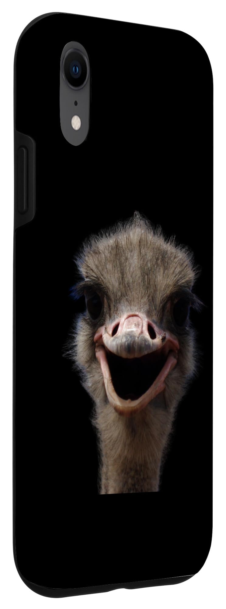 iPhone XR Funny Ostrich Head, Safari Bird Lover Funny Ostrich Case - Image 3