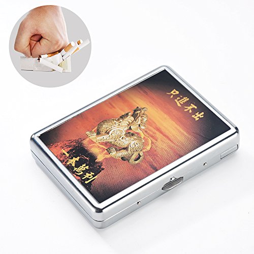 Estuche para cigarrillos con encendedor USB recargable miniatura 6