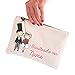 Produktbild Herz & Heim® Brauttasche für wichtige Dinge die man bei der Hochzeit braucht mit Namen der Braut