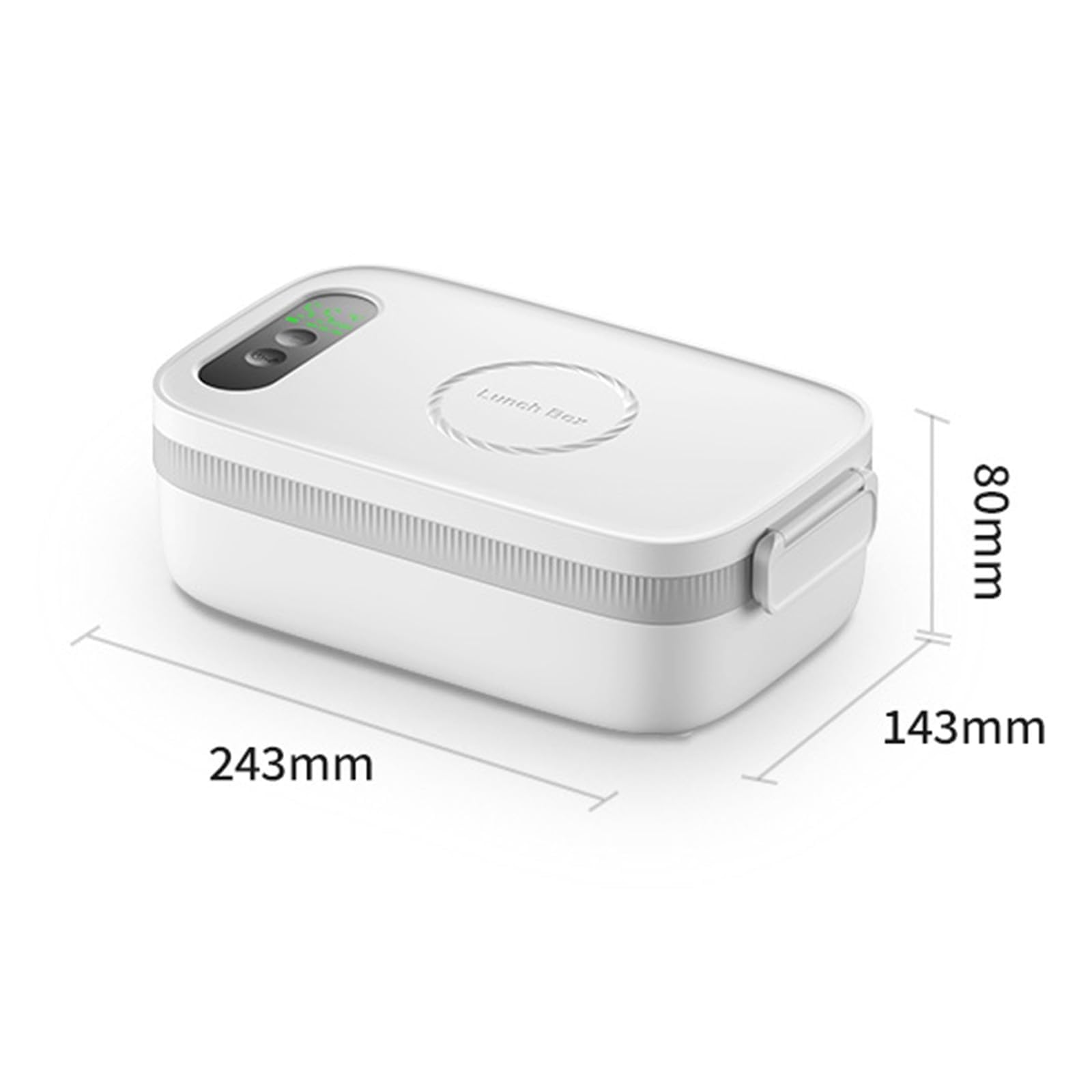 Contenitore elettrico portatile per alimenti Studenti, batteria 14000 mAh, 7 modalità regolabili tipo C, ricarica rapida, scaldavivande
