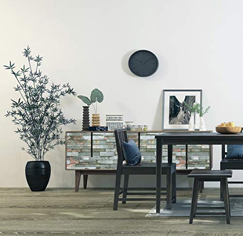 Wolpin Wall Stickers Wallpaper 3D Bricks (45 x 500 cm) for Living Room Hall Decoration DIY Self Adhesive Vinyl, Gray Decorative Wallpaper Wolpin Wall Stickers Wallpaper 3D Bricks (45 x 500 cm) for Living Room Hall Decoration DIY Self Adhesive Vinyl, Gray Decorative Wallpaper